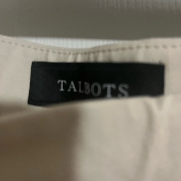 Talbots Chatham Ankle Pants size 2 cream - Picture 3 of 8